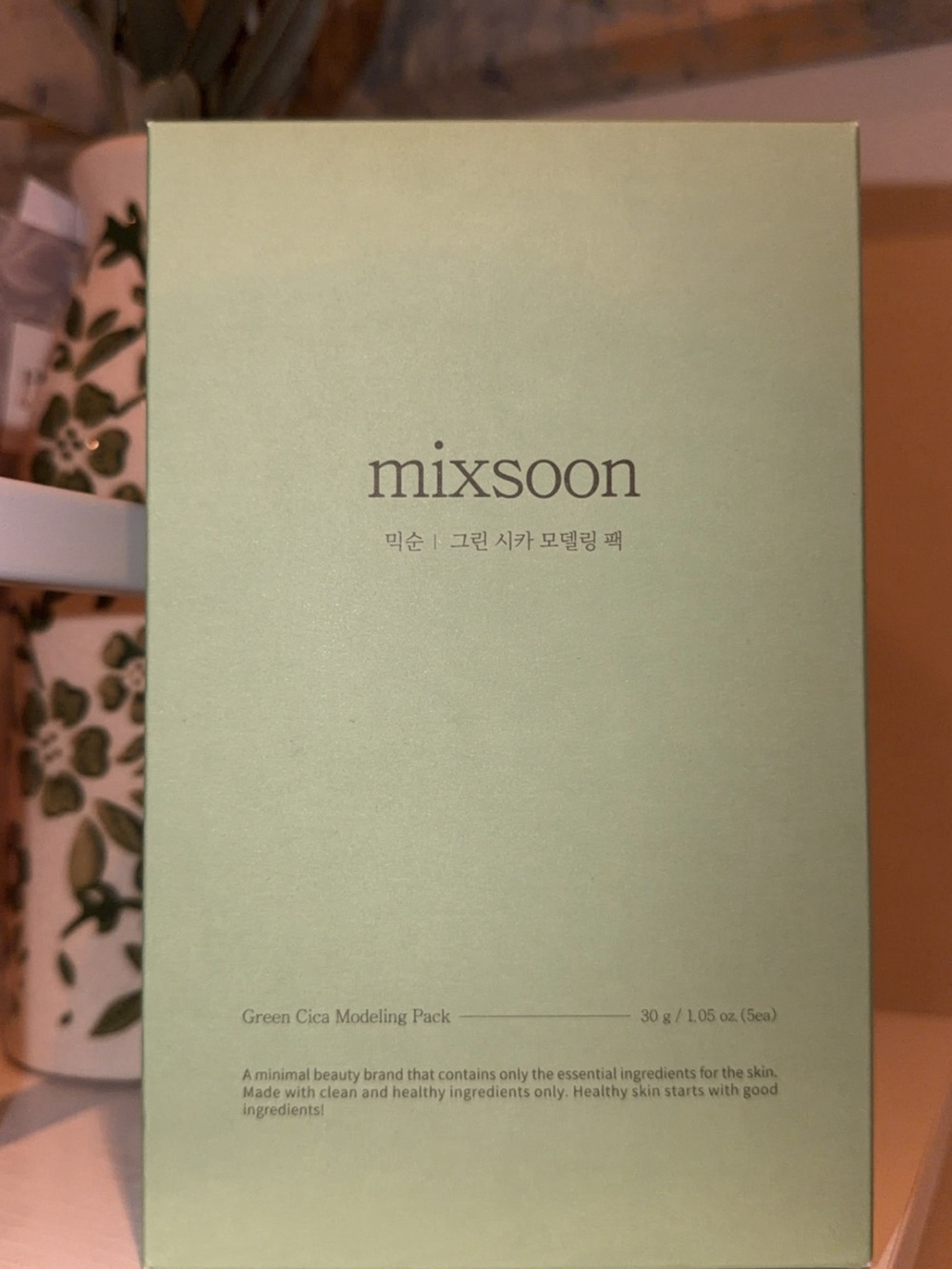 mixsoon Green Cica Modeling Pack - Soothing Face Mask (Green)